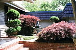 entrance fountain