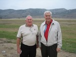 With Captain Jim Mulloy on Range