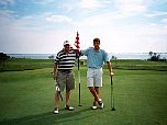 1999 golf with Jaron at Nags Head, NC